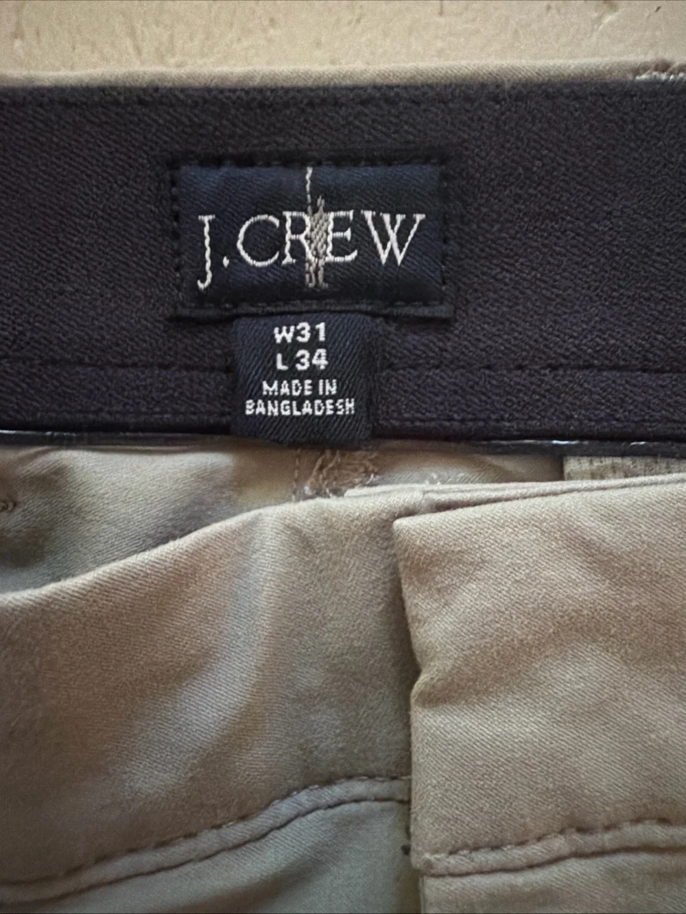 J.Crew Men’s Size W31-L34 Flat Front 484 Slim Tech Pants. Grey. Excellent Cond.